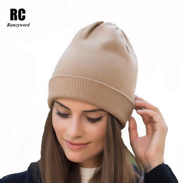 

beanie/skull caps [rancyword] wool knitted winter hats for women autumn cashmere skullies hat girl warm gravity falls cap lady beanies rc121, Blue;gray