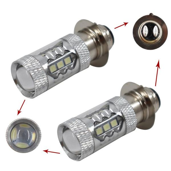

2x 80w h6m 8000k led headlights for raptor 700 700r 2006-2008 free