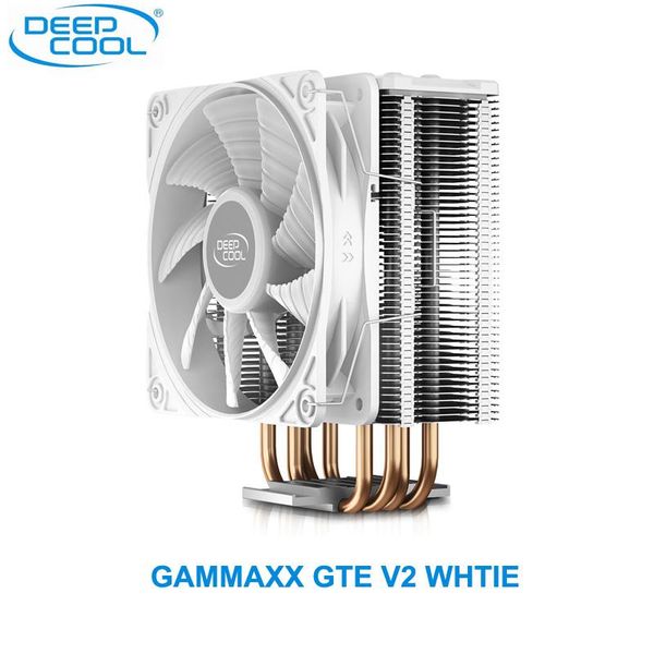 

fans & coolings deepcool gammaxx gte v2 4 heatpipe cpu ventilador de enfriamiento 12cm pwm led silent cooling fan 1150 1366 amd am4