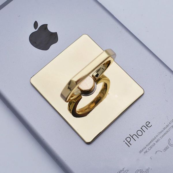 

квадрат мобильный телефон кольцо кронштейн electroplated цельнометаллическая square ring кронштейн подарков для мобильного телефона держател