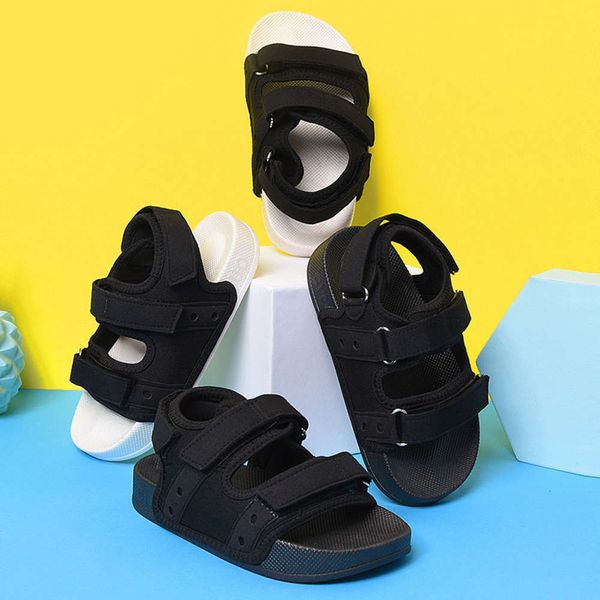 

new children's cituo summer fashion breathable soft soled baby's men's and women's sandals beach sho, Black;red