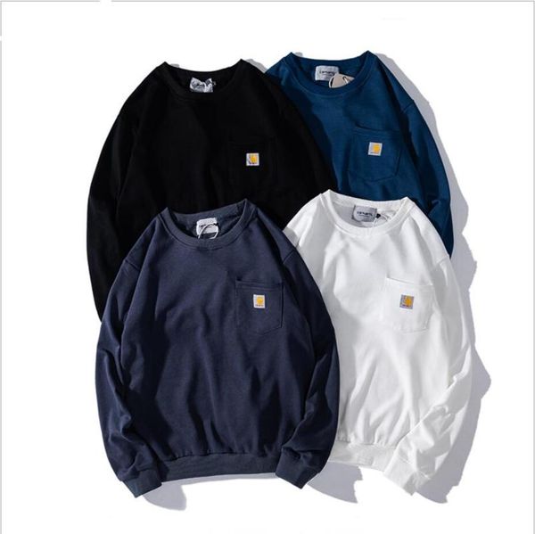 

sweatshirt men 2021 carharharajuku hip hop long sleeve hoodies casual women streetwear oversized cotton mens clothes, Black