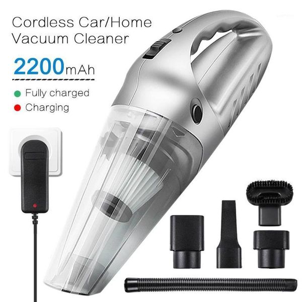 

portable wireless handheld car vacuum cleaner 120w 3000pa auto home rechargeable wet dry dual use cordless vacuum with led light1
