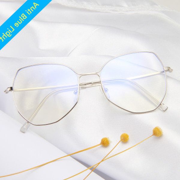 

anti glasses blocking new blue filter light fashion women mens computer goggles retro metal transparent uv400 eyewear