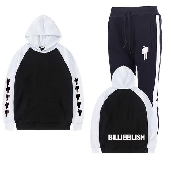 

повседневный костюм мужчины 2 шт наборы с капюшоном весна мужская одежда пуловеры толстовки брюки костюм кукольный печати мужская толстовка, Gray