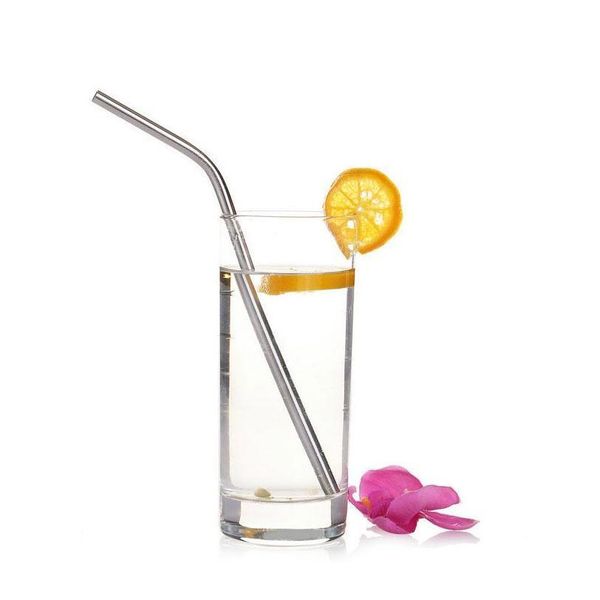 

stainless steel straw steel drinking straws 8.5 " 9.5 " 10.5 " 10g reusable eco metal drinking straw bar jllcxl dh_garden