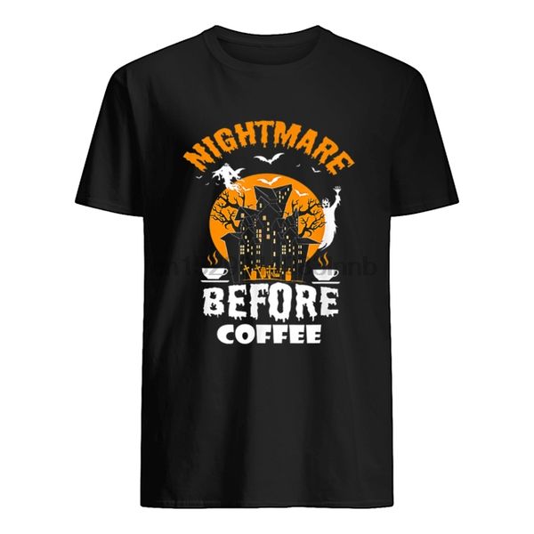 

nightmare before coffee funny halloween tee shirt sport hooded sweatshirt hoodie
