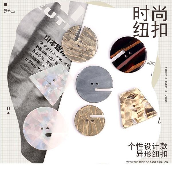 

fashion sewing buttons decorative for clothing women coat suit pearl gold button for needlework children 25mm 30mm 35mm bbyovy, Blike;white