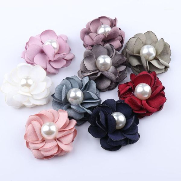 

savica 10pcs artificial fabrics flowers head for wedding headdress home decor diy scrapbooking crafts flores accessories lx3941