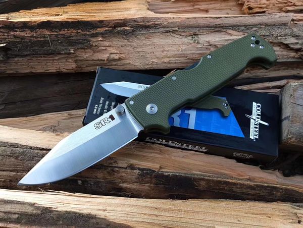 NewMade Cold Steel 62L SR1 Coltello pieghevole Lama S35VN Maniglia CNC G10 Caccia da campeggio esterna Coltelli tascabili SRK Spartan Tools con confezione originale