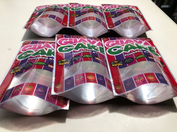 

гуава торт розового зеленый многоразового ziplock сумка edibles упаковка местного майлар сумка sf california 3.5-7g wmtwle bdegarden