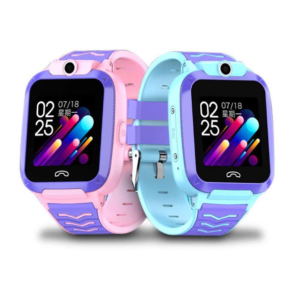 

4g all china netcom telephone children's waterproof boy girl positioning smart watch, Blue
