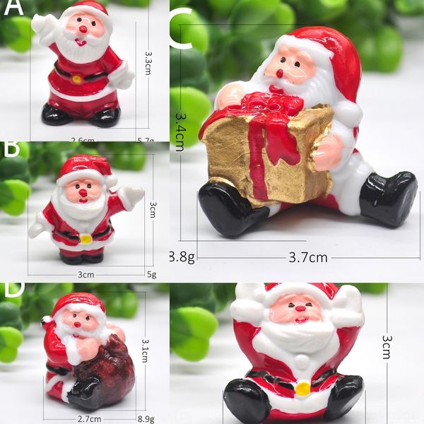 

sgtip cake miniature painted plug-in claus snowman christmas tree scene decoration gift cake santa home 2020 homehome furnishingdecoration e