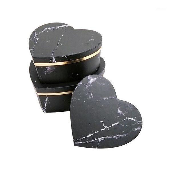

3pcs gift box heart shaped candy container supplies valentine\\'s day flower box1