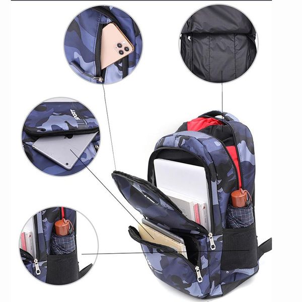 

камуфляж мужчины женщины рюкзак качество нейлон водонепроницаемый вскользь открытый путешествие альпинизм рюкзак-юношеская спортивная школа