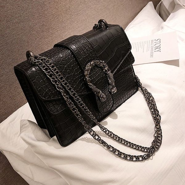 

luxury women handbags pu leather women's designer brand shoulder crossbody bag and purses female chain messenger bag c1009
