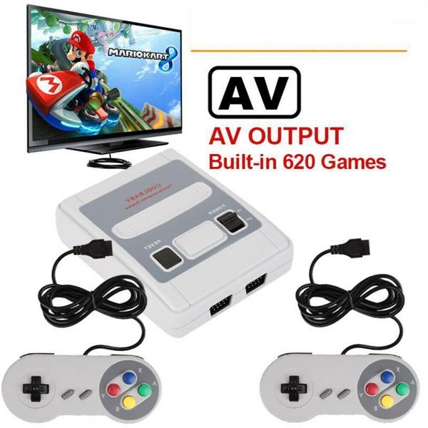 

game controllers & joysticks 620 games in 1 mini classic console for sfc retro tv gamepads handheld gaming player christmas gift1