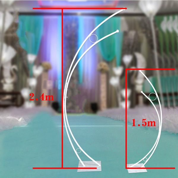 Eisenrahmen Hochzeitsbogen Straßenführung Eisenkunst Hochzeit Bühnenhintergrund Tür Straßenführung Mondbogen Geburtstagsfeierzubehör