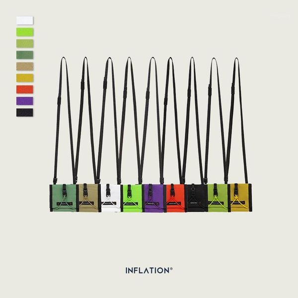 

waist bags inflation fashion 9 colors mini money pouch 2021 hip hop coin bag crossbody messenger fanny pack chest 256ai20211