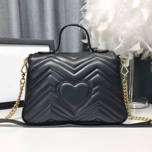 

crossbody marmont bag shoulder flap chain bag cowhide fashion women handbag purse clutch bag detachable chain ing