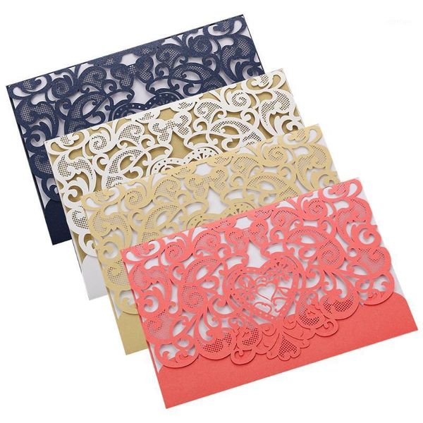 

10pcs wedding cards laser cut european invitation card business birthday wedding invitations valentine' day greeting card1