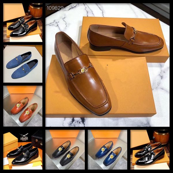 

suit shoes loafers luxury men coiffeur leather shoes men formal italian wedding dress office shoes men elegant sapato social masculino, Black