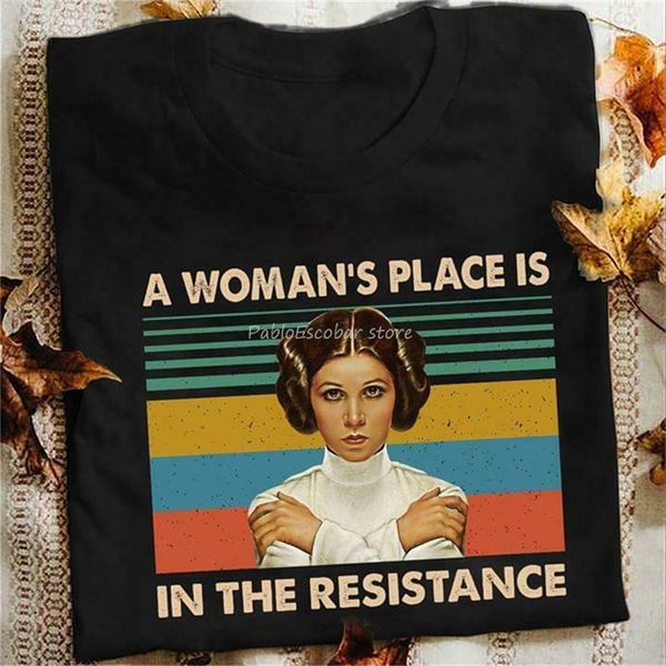 

leia princess a 's place is in the resistance black cotton men s6xl loose size hoodie designers t shirts sweatshirt