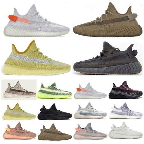 

us13 kanye west running shoes v2 cinder eliada zyon yecher asriel fade zebra bred womens mens trainers sports sneakers 36-48