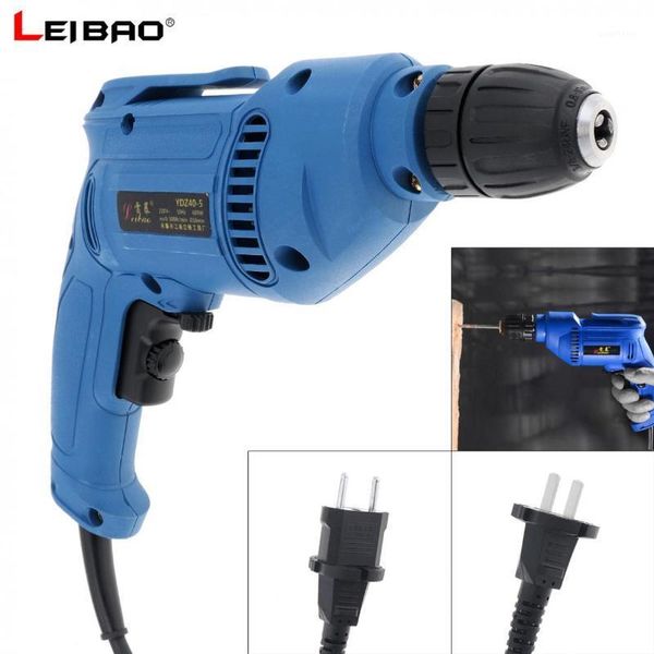 

220v 600w multifunction handheld electric drill with positive reversal adjustable speed switch 10mm drill chuck1