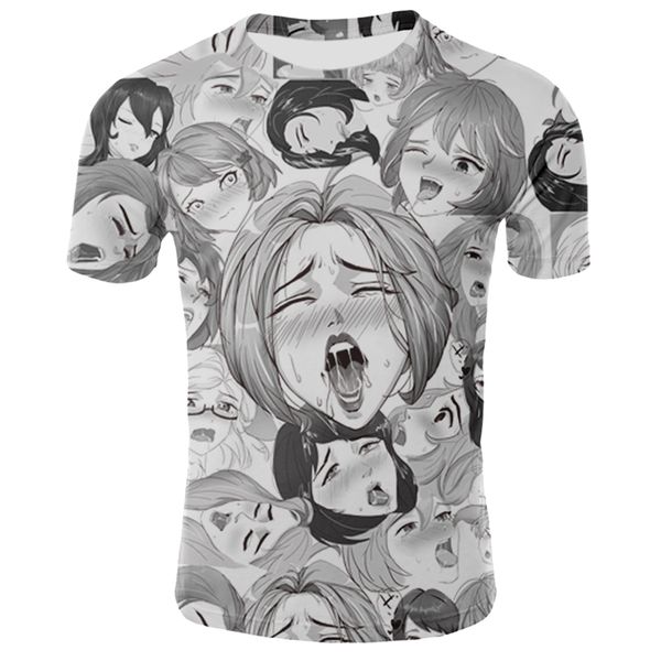 

new blue flame print ladies ladies 3d print shirts anime plus size harajuku men clothing