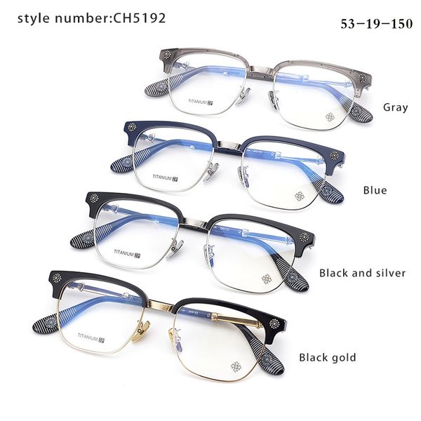 

eyeglasses acetate optical frames manufacturers with titanium frame glasses ch5192 acetate front with titanium temple stocks, Silver