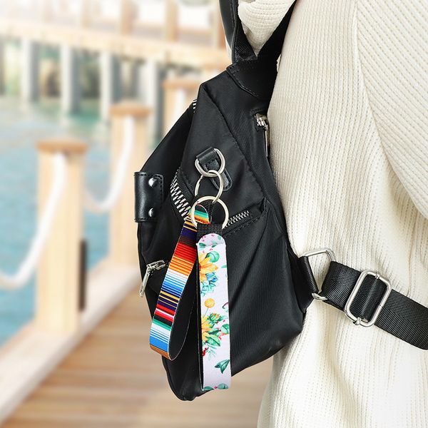 

lanyard neoprene wrist strap car 200pcs pendant with luggage hanging ring blank keychain long wristlet for sublimation diy printing