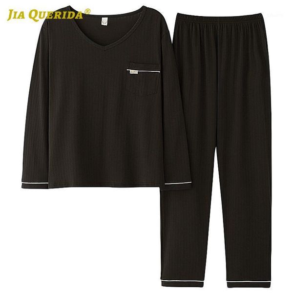 

black new soft spring autumn homesuit homeclothes sleepwear fashion style casual style man clothes pajamas for man solid1, Black;brown