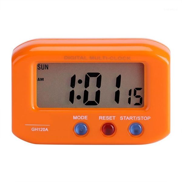 

other clocks & accessories portable lcd display digital calendar alarm for home office table clock snooze electronic kids led deskclocks