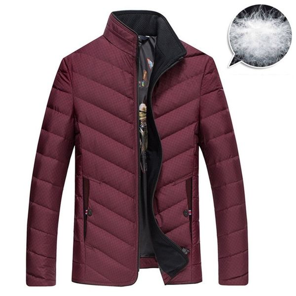 

2021 new men fashions coat male down men's winter thick warm windbreaker feather jacket pbh9, Black