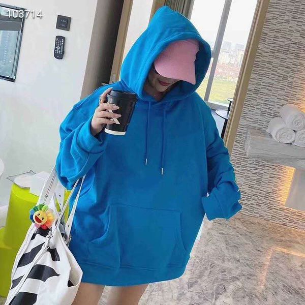 

2021 весна новый крокинман с капюшоном женского свитера, Black