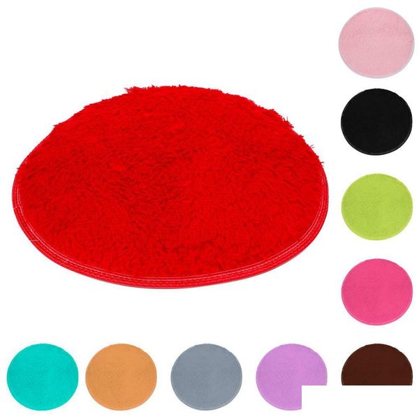 

wholesale-new qualified soft bath bedroom floor shower round mat rug qylrab bdebaby
