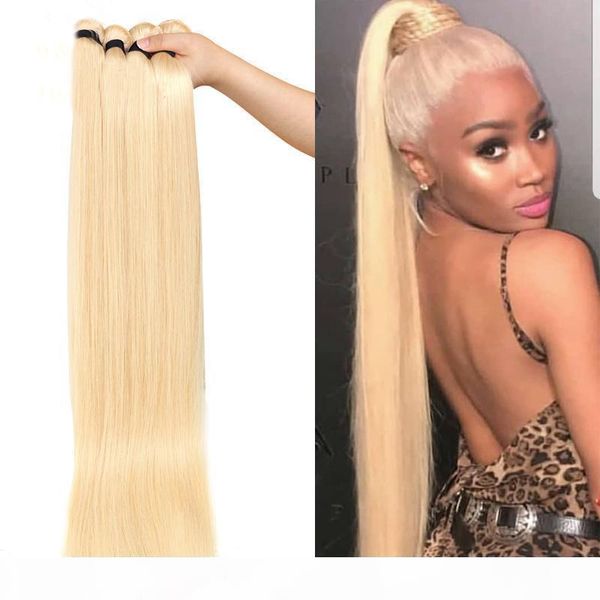 

613 human hair bundles straight indian peruvian brazilian virgin hair bundles human hair wefts 10-24 inch, Black