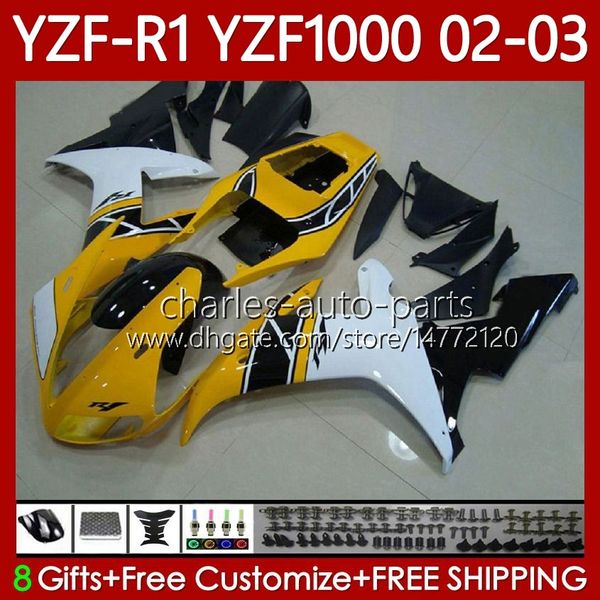 YAMAHA YZF R1 1000CC YZF-1000 YZF-R1 2000-2003 VÜCUT 90NU1142 YZF R 1 1000 CC YZF1000 SARI SICAK 2002 2003 2000 2001 YZFR1 02 03 00 01 MOTOSİKLET PERSYING