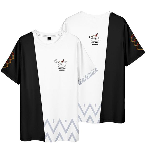 

men's diy custom casual t-shirt creative short sleeve tshirt for couple 3d digital print crew neck tee oversized loose s-5xl, White;black