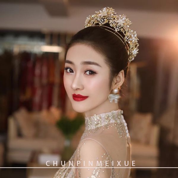 

bridal crown hair ornament, grand dress, headdress, wedding and makeup studio p show accessories, Silver
