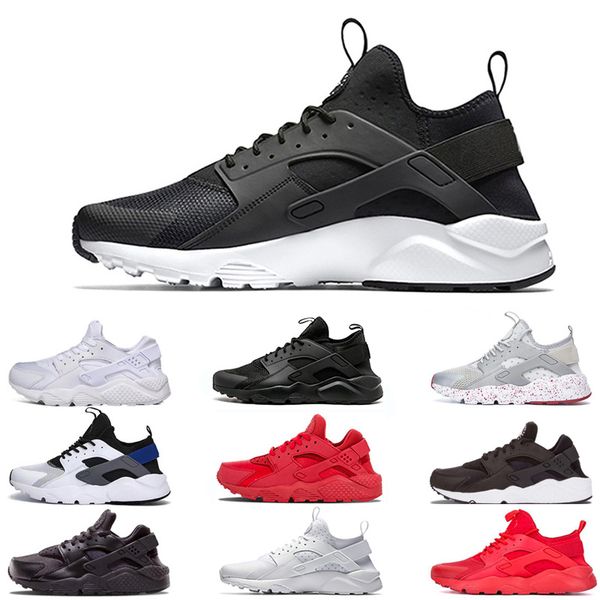 

huarache 4.0 1.0 triple white black men women running shoes classical huarache shoes sports sneakers trainers des chaussures 36-45