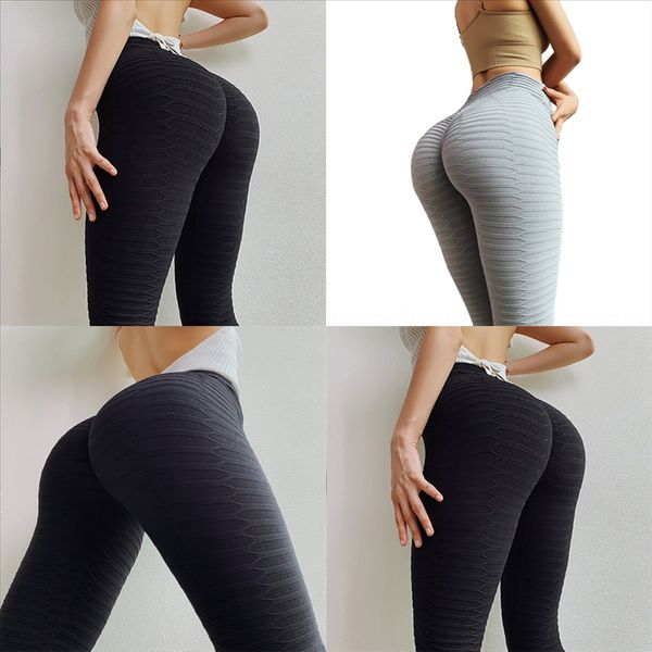 

erc women's gradient color flee yoga pant man high stretch hip lifting fitness leggings yoga pants gym quick-drying sports running wais
