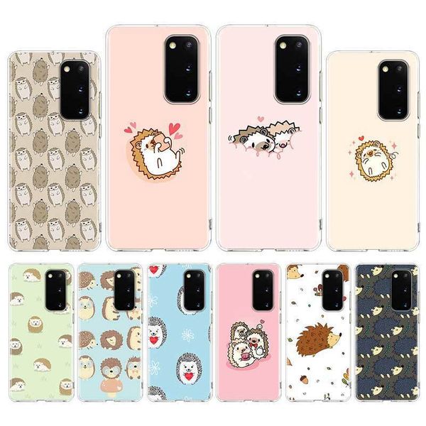 

ежик симпатичные случаи животных tpu для huawei p30 p40 p20 lite p smart plus 2019 mate 10 20 pro сумки carcasa телефон обложка