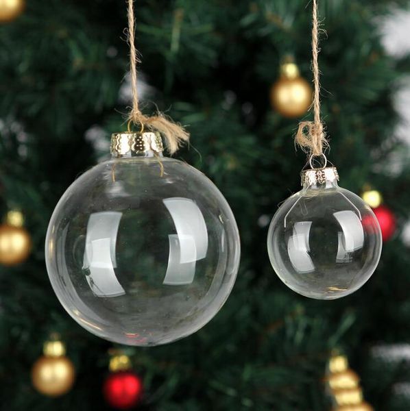 

wedding bauble ornaments christmas xmas glass balls decoration 80mm christmas balls clear glass wedding balls 3" / 80mm christmas ornam