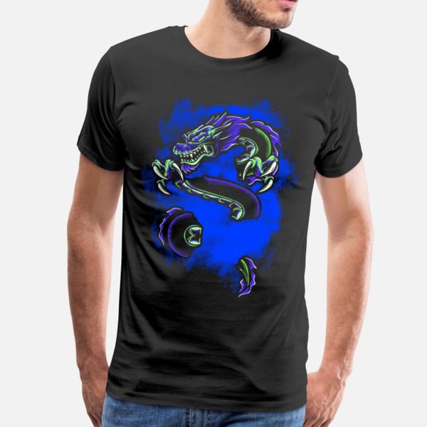

blue dragon t shirt cool black o-neck tracksuit hoodie sweatshirt