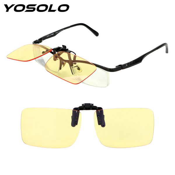 

motocross yosolo blue light blocking bike goggles clip on outdoor sports riding sunglasses motorcycle glasses