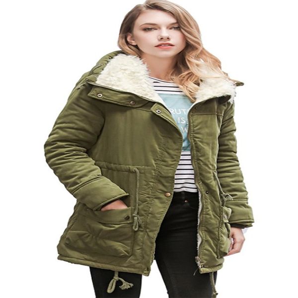 

women designer fleece inner coats zipper jacket women autumn winter ladies coats warm plush jackets women lamb wool mid length coat outwear, Black