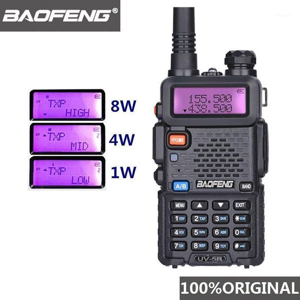 

walkie talkie baofeng uv-5r 8w hunting uhf vhf radio comunicador uv 5r ham uv5r walkie-talkie pcb station1