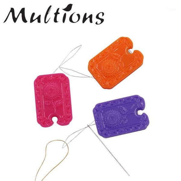 

5pcs multi-function wire loop needle threaders with yarn cutter knife line for hand stitch needlework sewing accessories1, Black